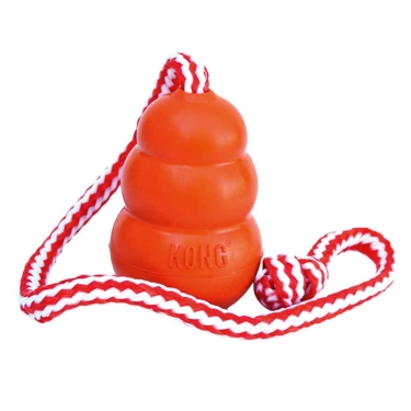 Kong Aqua M mit Seil, 8,5cm