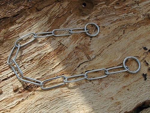 Kettenhalsung 68cm/4mm, Edelstahl