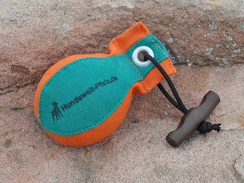Mystique Dummy Ball Marker Ø ca. 7cm x 150g., Grün/Orange