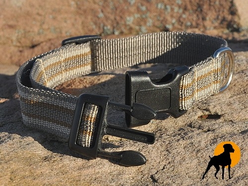 EQuest 4 Dogs Halsband Regular 25mm, Gr.1, Desert