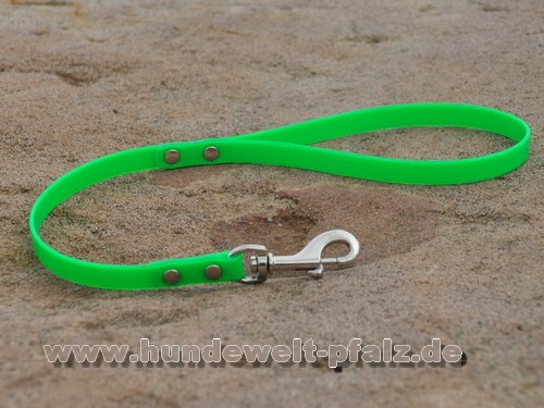 Biothane Crystal Kurzleine 13mm x 50cm mit Handschlaufe