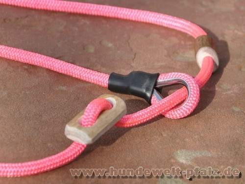 Moxonleine mit Zugstop 5,5mm x 130cm, Pink