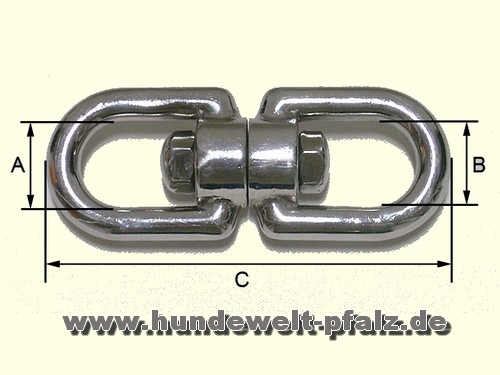 Wirbel, rund 16 x 16 x 62mm