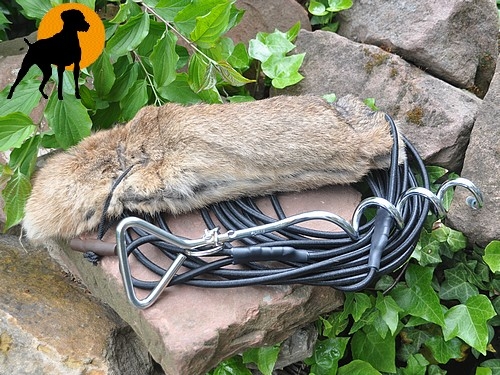 Running Rabbit Dummy mit Kaninchenfell