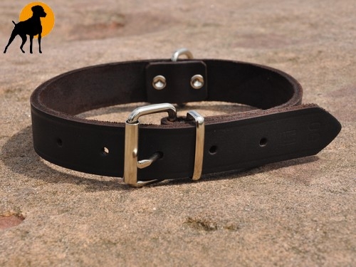Lederhalsband Supersoft, 20mm x 40cm