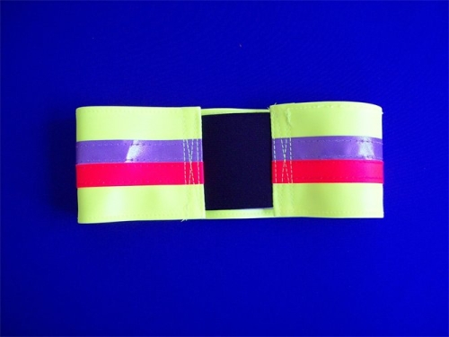 ZanTex Hundeschutzband 30/5cm dehnbar, Signalgelb