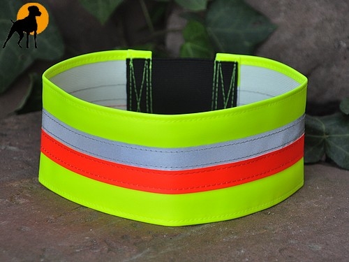 ZanTex Hundeschutzband 50/7cm dehnbar, Signalgelb