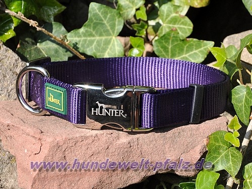 Hunter Halsband Vario Basic Alu-Strong, L, Violett
