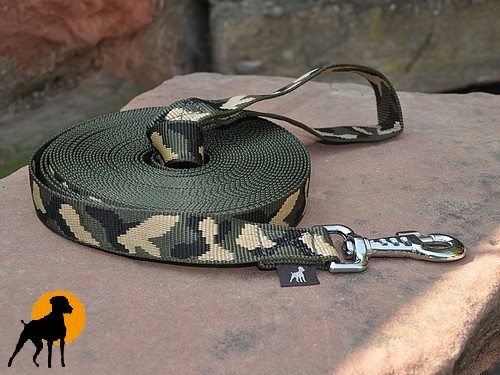HWP Schleppleine Camo 25mm x 10m, mit Handschlaufe