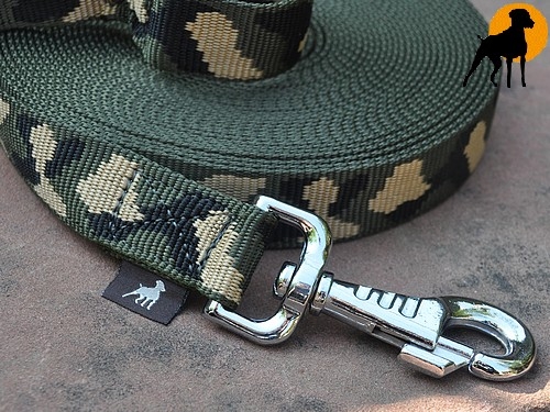 HWP Schleppleine Camo 25mm x 10m, mit Handschlaufe