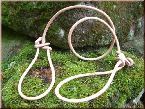 Führleine aus Rundleder 6mm, 110 cm