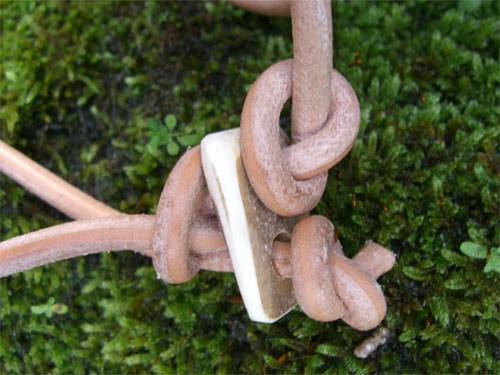 Führleine aus Rundleder 6mm, 110 cm