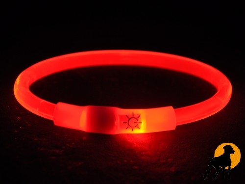 Flash Leuchtring Gr.3, L-XL, 65cm, Rot