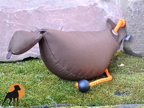 Bird Body Dummy, ca. 350g, Braun