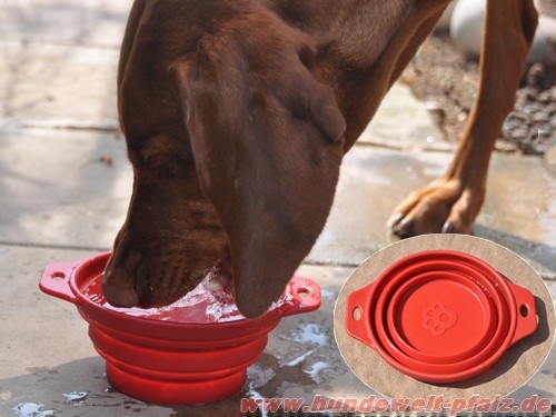 Silikon Reisefaltnapf, 0,5 l / ø 14cm