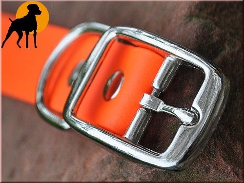 Biothane Beta Halsband mit Dornschnalle rund, Breite: 19mm