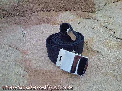 Miltec US Hosengürtel 30mm aus Baumwolle Schwarz