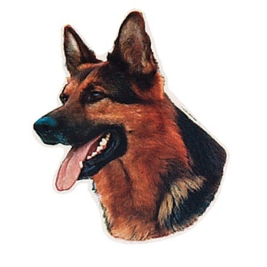 Aufkleber Deutscher Schäferhund 5