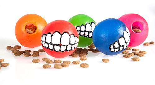 Rogz Grinz Ball zum befüllen, 6,5cm