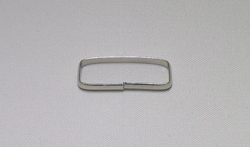 Schlaufe aus Stahldraht vernickelt, 25mm, ungeschweißt