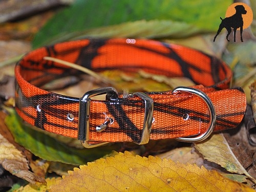 Biothane Camouflage Halsband Basic, Breite: 19mm