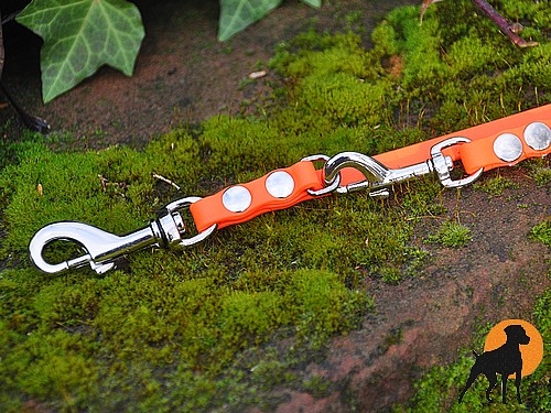 Biothane Beta Führleine 3-fach, 9mm x 230cm, Karabiner VC