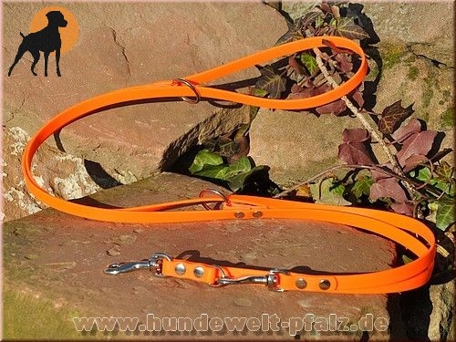 Biothane Beta Führleine 3-fach, 9mm x 230cm, Karabiner VC