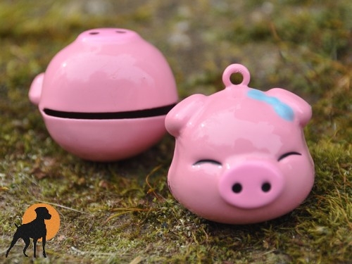 Glöckchen Porky 30mm, Rosa