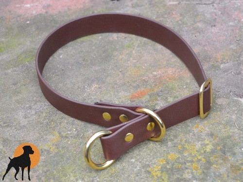 Biothane Beta Halsband Sport 25mm, Messing