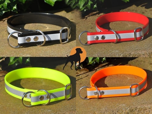 Biothane Reflective Halsband Sport 25mm