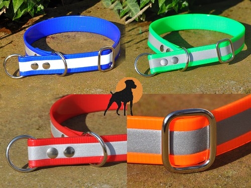 Biothane Reflective Halsband Sport 25mm