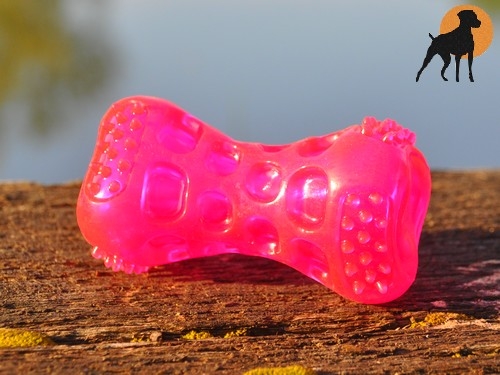 Knochen aus TPR (thermoplastisches Gummi), 11cm