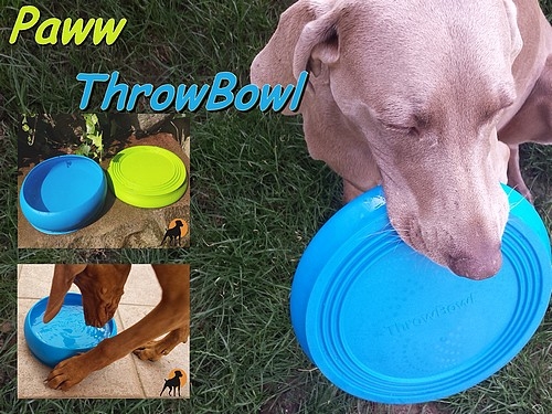 Paww Hundeschüssel / Frisbee ThrowBowl 1,5l