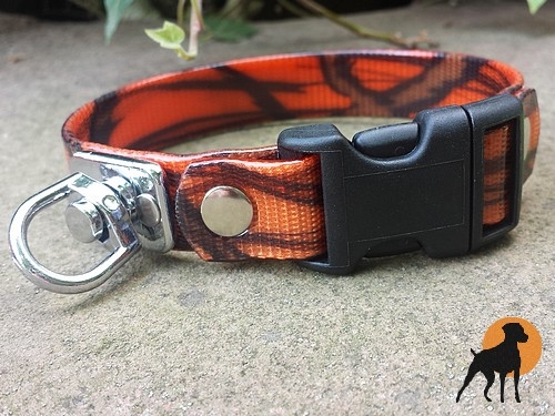 Biothane Camouflage Schweißhalsung Puppy 19mm