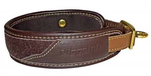 Niggeloh Lederhalsung LODEN, braun