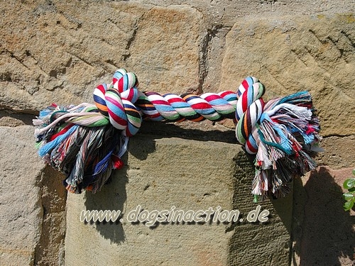 Spieltau aus Baumwolle, bunt, 125g / 26cm