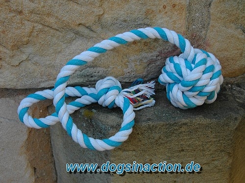 Spielball am Seil, Ø 7 cm / 50 cm