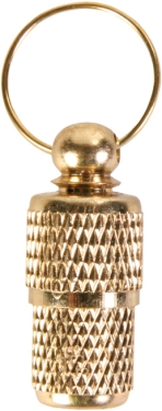 Adresskapsel, goldfarben für alle Halsbänder