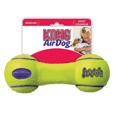 Kong Airdog Squeakair Hantel Large, 13cm