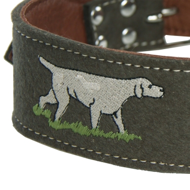 Akah WOLLFILZ Halsband Jagdhund
