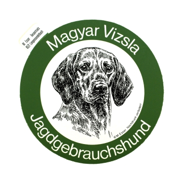Aufkleber Jagdgebrauchshund Magyar Vizsla (UK)