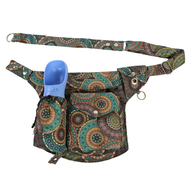 Nijens Gassi-Tasche Mandala mit Flaschenhalter – Brandenburg 71083