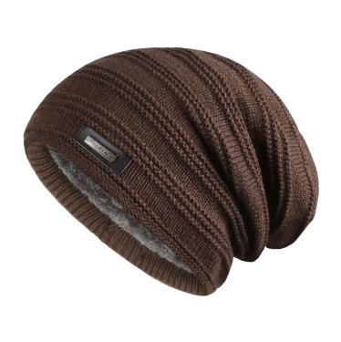 Beanie Cap 55-62cm, Dunkelbraun