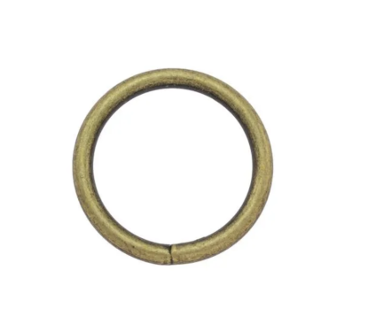 Ring, geschweißt, 25x4.0mm, Antik-Optik