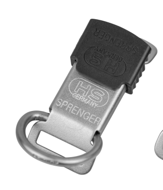 Sprenger ClicLock Sicherheitsverschluß 2,5x4cm, Edelstahl matt