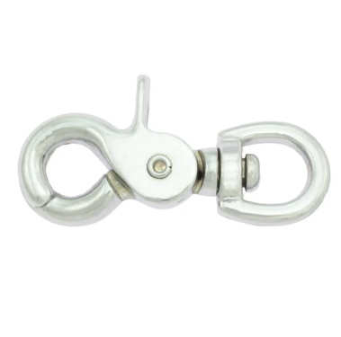 Scherenkarabiner für Seile 63mm - Verchromt
