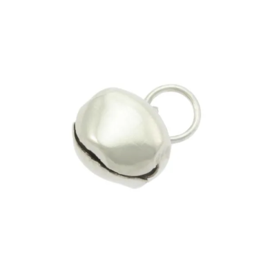 Stahl Schelle, 13 x 14mm - Vernickelt