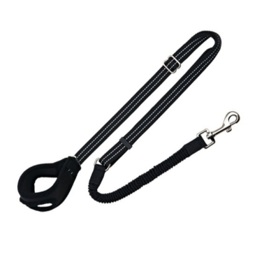 Trixie Joggingleine 20mm x 90-130cm, mit Handgelenk Befestigung, schwarz