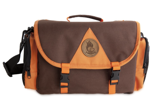 Firedog Trainingstasche 35 x 20 x 20cm , braun/orange