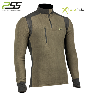 PSS X-treme Polar Fleeceshirt grün/schwarz, Größe M